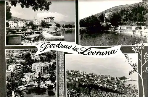 AK / Ansichtskarte 73957647 Lovran_Lovrana_Laurana_Croatia Teilansichten Panorama