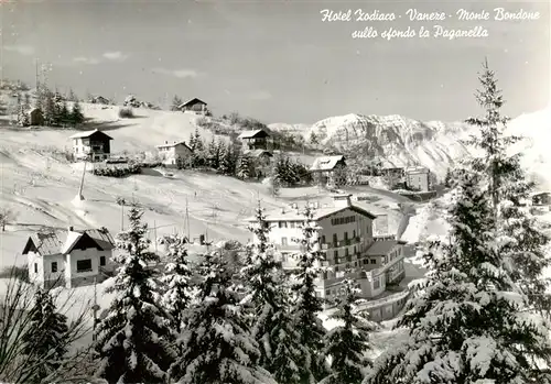 AK / Ansichtskarte 73957650 Vaneze_Trento_Trient_Trentino-Alto Adige_IT Hotel Zodiaco Monte Bondone sullo sfondo la Paganella