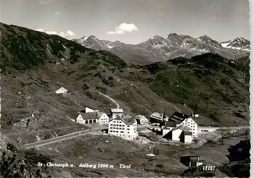 AK / Ansichtskarte 73957695 St_Christoph_Arlberg_Tirol_AT Panorama Wintersportplatz Alpen