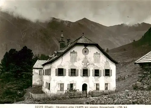 AK / Ansichtskarte 73957699 Stams_Tirol__AT Stamser Alm gegen Kreuzjoch