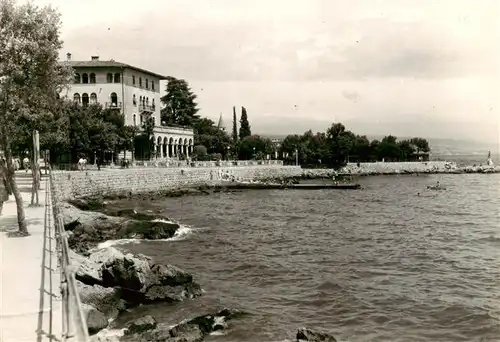 AK / Ansichtskarte  Opatija_Abbazia_Croatia Hafenpromenade