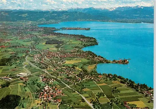 AK / Ansichtskarte 73957715 Wasserburg_Bodensee mit Alpenpanorama