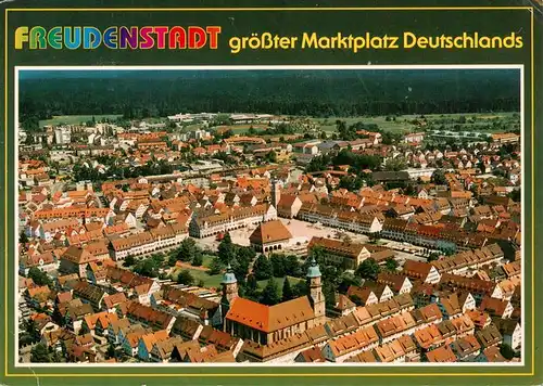 AK / Ansichtskarte  FREUDENSTADT Groesster Marktplatz Deutschlands Luftkurort im Schwarzwald