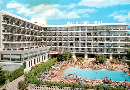 AK / Ansichtskarte  Salou_Tarragona_Costa_Dorada_ES Delfin Park Hotel Swimming Pool