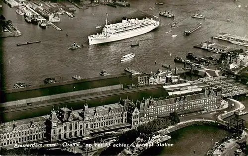 AK / Ansichtskarte  Dampfer_Oceanliner Amsterdam MS Oranje 