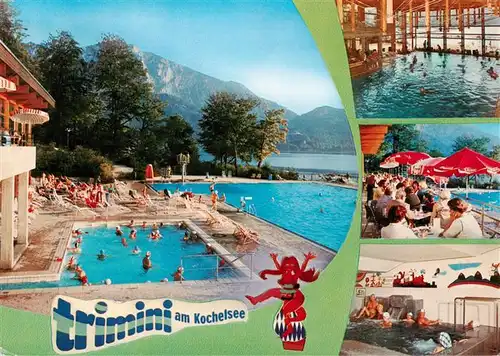 AK / Ansichtskarte 73957829 Kochel_See_Bayern trimini am Kochelsee Hallenbad Freibad Terrasse