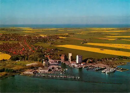 AK / Ansichtskarte  Fehmarn Hafen Burgstaaken Fliegeraufnahme