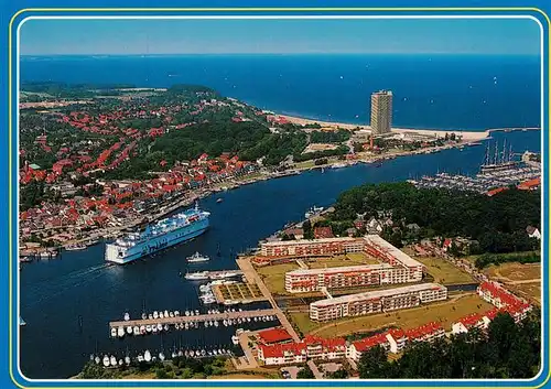 AK / Ansichtskarte  Travemuende_Ostseebad Fliegeraufnahme