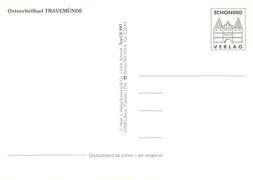 AK / Ansichtskarte  Travemuende_Ostseebad Fliegeraufnahme