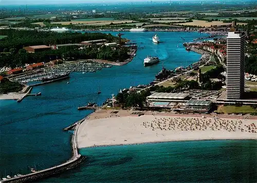 AK / Ansichtskarte  Travemuende_Ostseebad Fliegeraufnahme