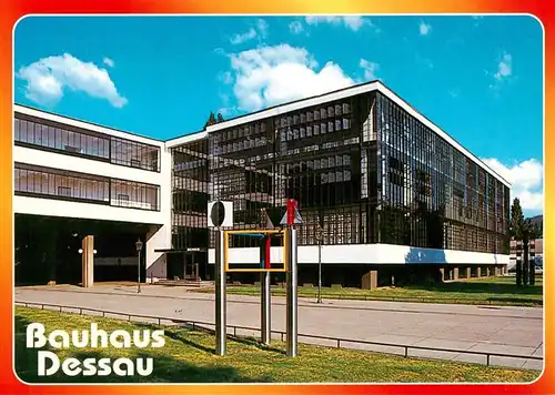 AK / Ansichtskarte 73957866 Dessau-Rosslau Bauhaus
