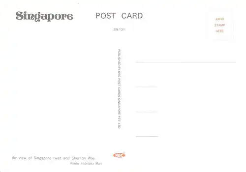 AK / Ansichtskarte 73957885 Singapore Fliegeraufnahme