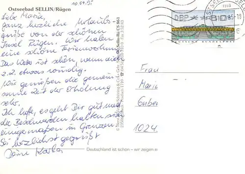 AK / Ansichtskarte  Sellin__Ruegen Fliegeraufnahme