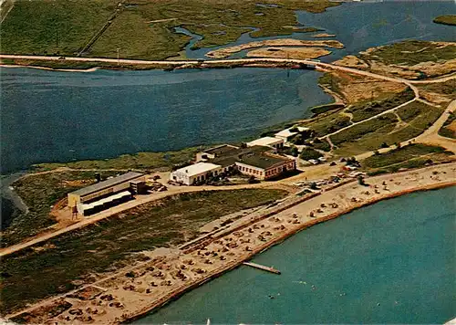 AK / Ansichtskarte  Heiligenhafen_Ostseebad Strandhotel Strandmotel Ferienhaeuser Fliegeraufnahme