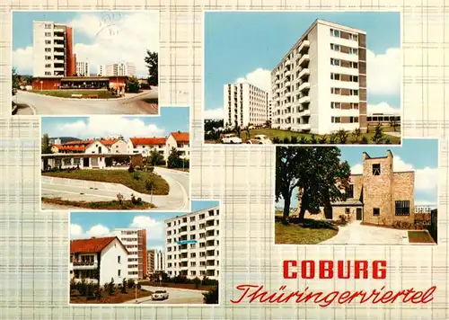 AK / Ansichtskarte 73957925 Coburg_Bayern Thueringerviertel