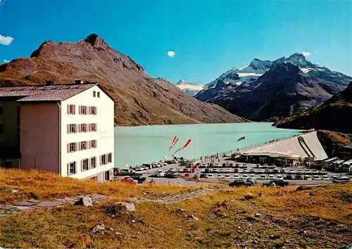 AK / Ansichtskarte  Bielerhoehe Hotel Silvrettasee Hohes Rad Piz Buin und Silvrettahorn