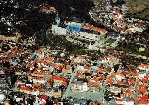 AK / Ansichtskarte  Rudolstadt_Thueringen Fliegeraufnahme mit Heidecksburg