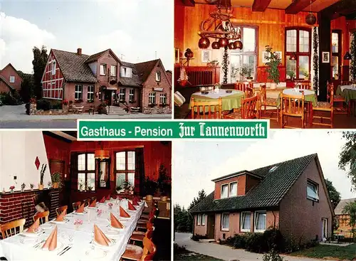 AK / Ansichtskarte 73957993 Ebstorf Gasthaus Pension Zur Tannenworth Gastraeume