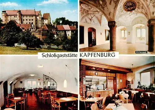 AK / Ansichtskarte 73958012 Lauchheim Schlossgaststaette Kapfenburg Rittersaal Gastraeume