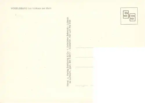 AK / Ansichtskarte  Vogelsburg_Volkach_Bayern Fliegeraufnahme