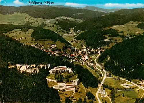 AK / Ansichtskarte 73958041 Todtmoos Fliegeraufnahme mit Feldberg