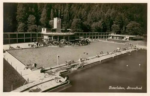 AK / Ansichtskarte  INTERLAKEN_BE Strandbad