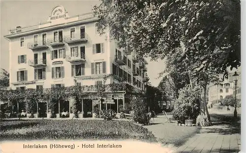 AK / Ansichtskarte  INTERLAKEN_BE Hoeheweg Hotel Interlaken