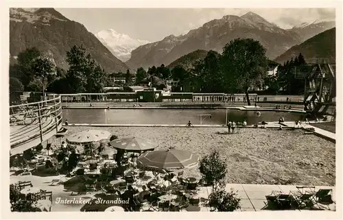 AK / Ansichtskarte  INTERLAKEN_BE Strandbad Alpenblick