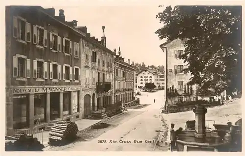 AK / Ansichtskarte  Sainte-Croix_Ste-Croix_VD Rue Centrale