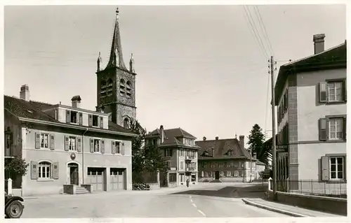 AK / Ansichtskarte  Echallens_VD Ortszentrum Kirche
