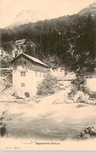 AK / Ansichtskarte  Schuls_Scuol_GR Saegemuehle