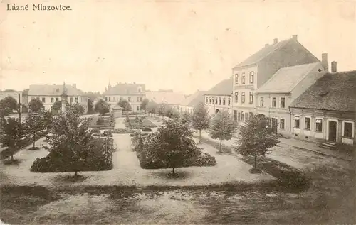 AK / Ansichtskarte  Lazne_Mlazovice_Jicin_Jitschin_CZ Ortszentrum Parkanlagen