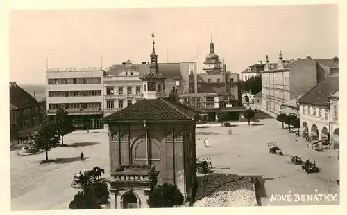 AK / Ansichtskarte  Nove_Benatky_Neubenatek_CZ Stadtzentrum Platz