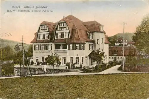 AK / Ansichtskarte  Jonsdorf_Saechsische_Schweiz Hotel Kurhaus