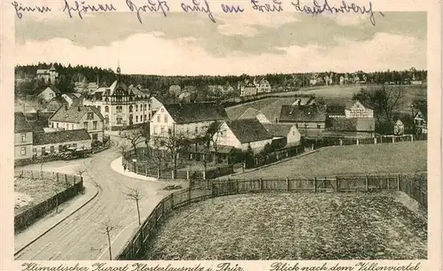 AK / Ansichtskarte  Bad_Klosterlausnitz Heilklimatischer Kurort Blick nach dem Villenviertel