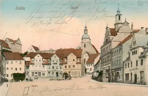 AK / Ansichtskarte 73958241 Colditz_Sachsen Markt