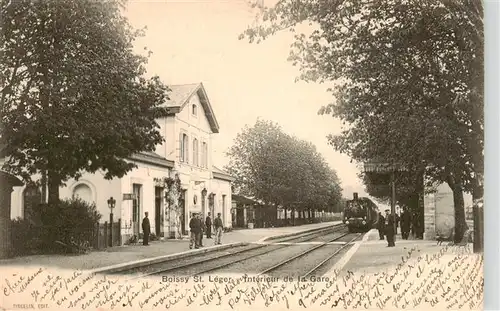 AK / Ansichtskarte  Boissy-Saint-Leger Intérieur de la Gare Train