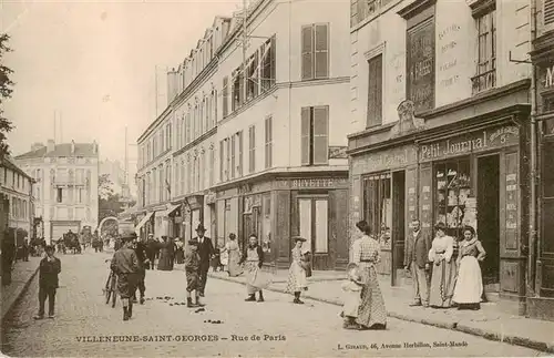 AK / Ansichtskarte  Villeneuve-Saint-Georges_94_Val-de-Marne Rue de Paris