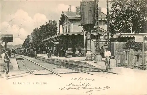 AK / Ansichtskarte  La_Varenne__Saint_Hilaire_94_Val-de-Marne La Gare Train