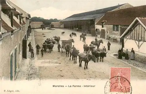 AK / Ansichtskarte  Marolles_-en-Hurepoix_91_Essonne La ferme intérieur