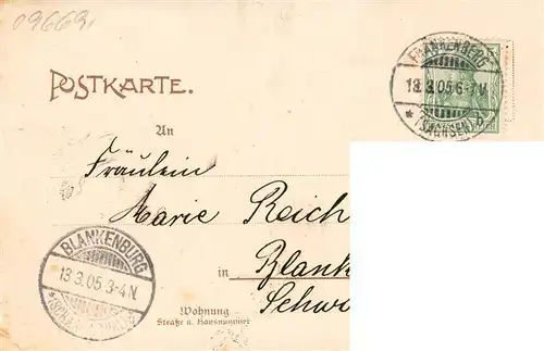 AK / Ansichtskarte 73958257 Frankenberg__Sachsen Marktplatz Mondscheinkarte