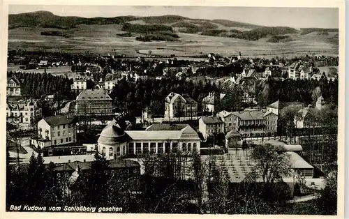 AK / Ansichtskarte 73958272 Bad_Kudowa_Kudowa-Zdroj_Niederschlesien_PL Panorama vom Schlossberg gesehen