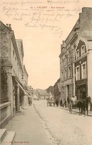 AK / Ansichtskarte  Caudry_59_Nord Rue Centrale