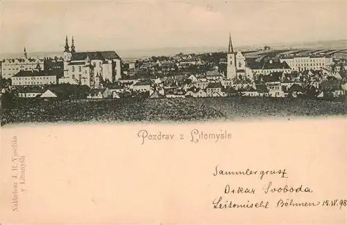 AK / Ansichtskarte  Litomysl_Leitomischl_CZ Panorama