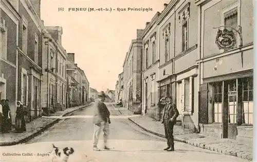 AK / Ansichtskarte  Feneu_49_Maine-et-Loire Rue Principale