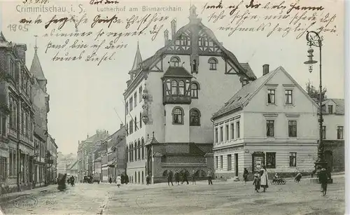 AK / Ansichtskarte 73958309 Crimmitschau_Sachsen Lutherhof am Bismarckhain