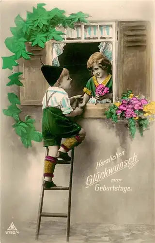 AK / Ansichtskarte  Foto_PH_Nr. 6192/4 Kinder Geburtstag 
