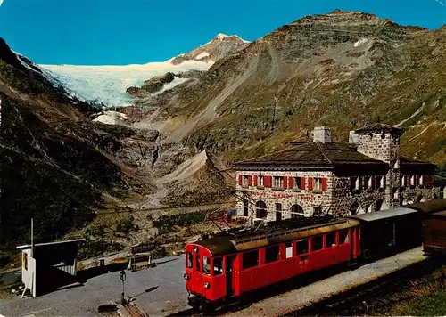 AK / Ansichtskarte  Eisenbahn_Railway_Chemin_de_Fer Alp Gruem Paluegletscher