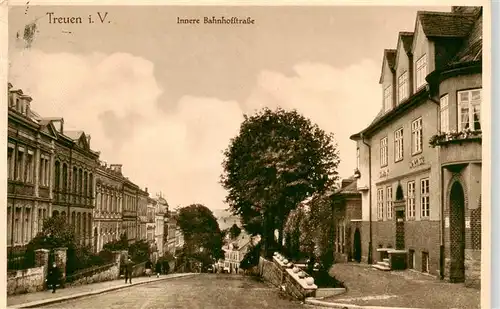 AK / Ansichtskarte 73958491 Treuen_Vogtland_Sachsen Innere Bahnhofsstrasse