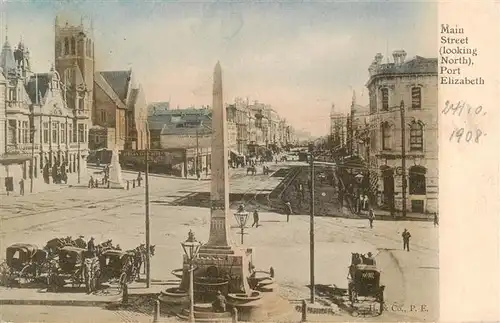 AK / Ansichtskarte  Port_Elizabeth__Southafrica Main Street Monument